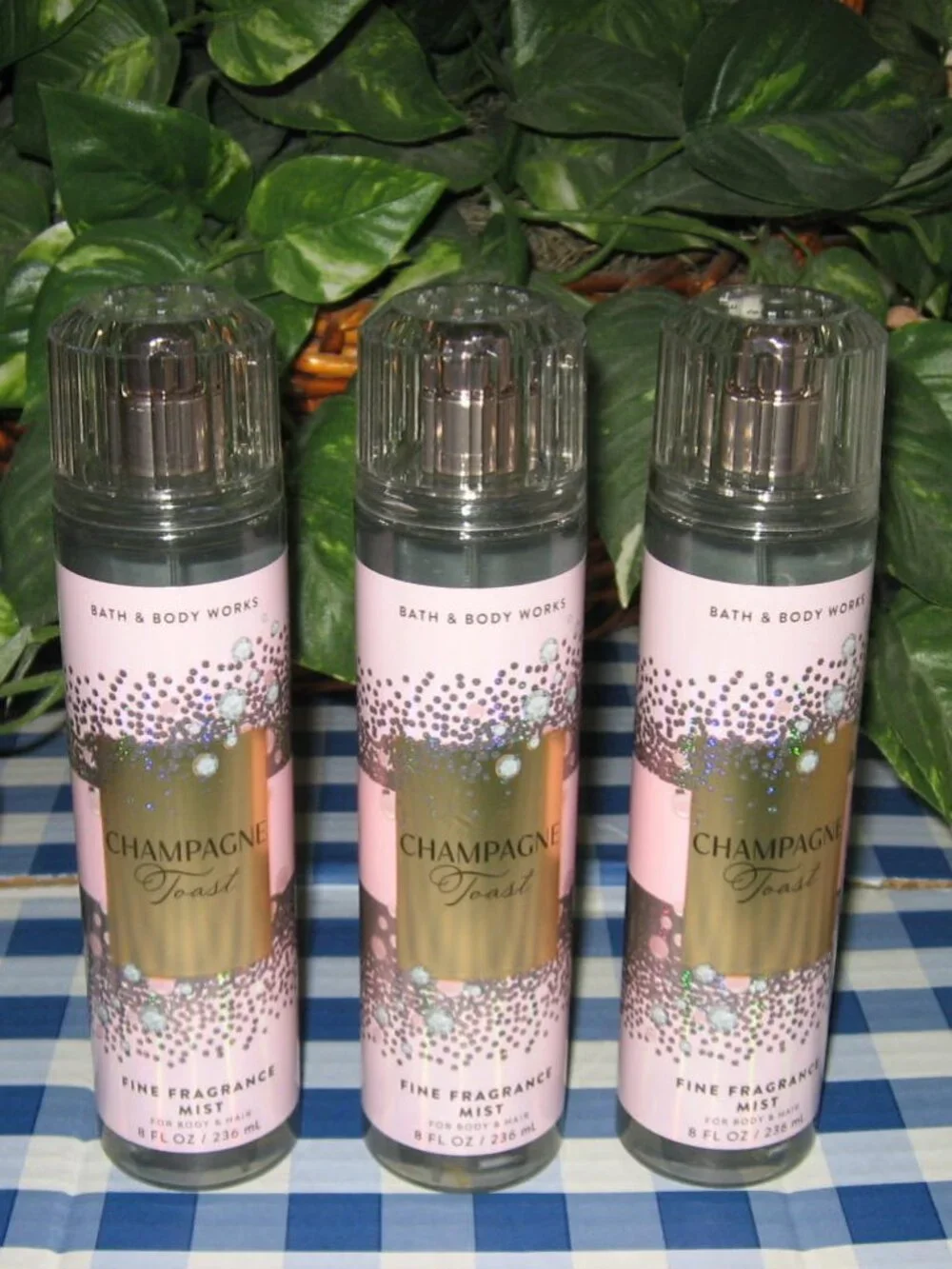 BBW Champagne Toast Fine Fragrance Mist Lot of 3 New